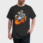 Space Rocket Rider 1, Tricou Barbati (Unisex)