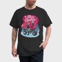 Merry Motorbike Santa, Tricou Barbati (Unisex)