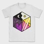 Solar Eclipse Cube, Tricou Barbati (Unisex)