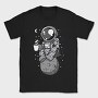 Space Coffee Astronaut, Tricou Barbati (Unisex)