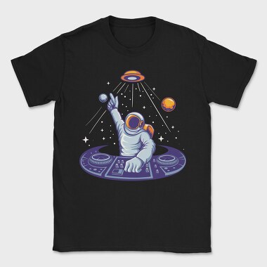 Space Dj Alien, Tricou Barbati (Unisex)